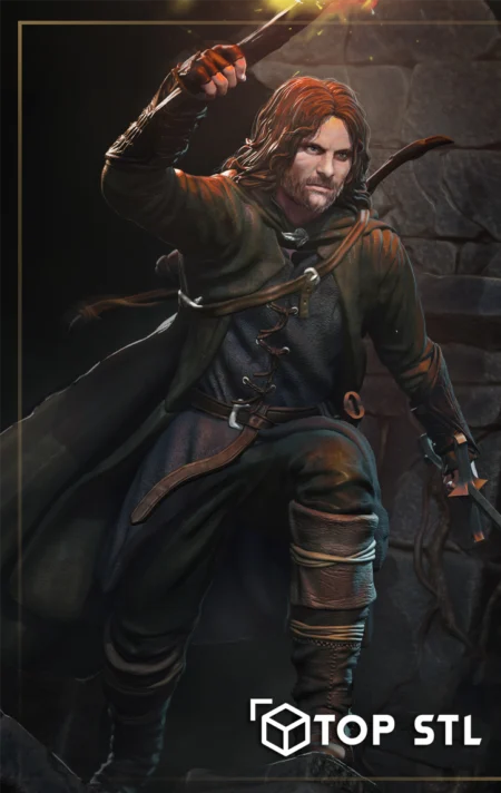 Aragorn 3D Print – Aragorn 3D printed figure