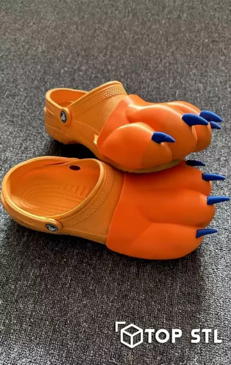 Crocs Paws Attachment 3D Print – Crocs Paws Attachment 3D printed decor model