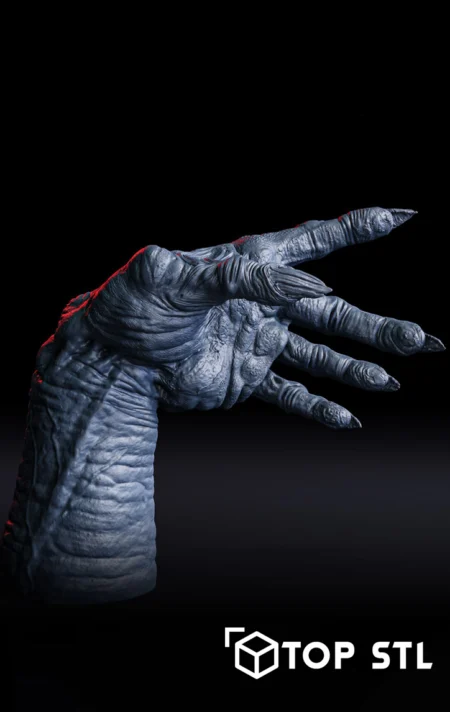 Demon Hand STL – Demon Hand 3D printed decor model