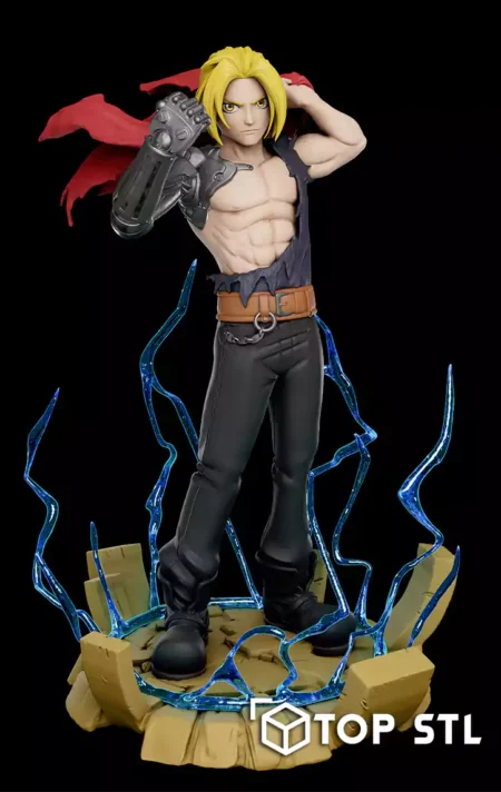 Edward Elric 3D Print – Edward Elric 3D printed figure