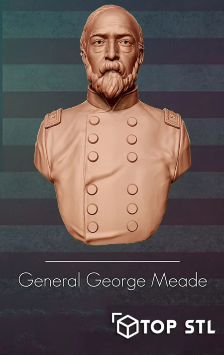 George Meade 3D Print – George Meade 3D printed figure