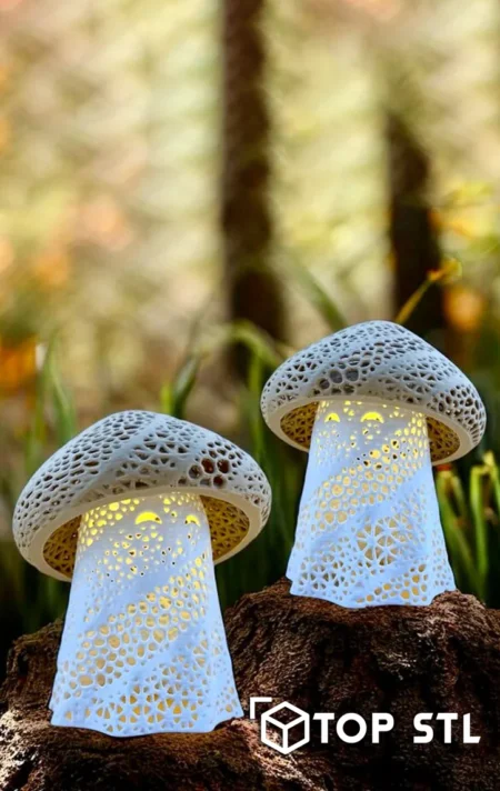 Ghost Shroom STL – Ghost Shroom 3D printed decor model