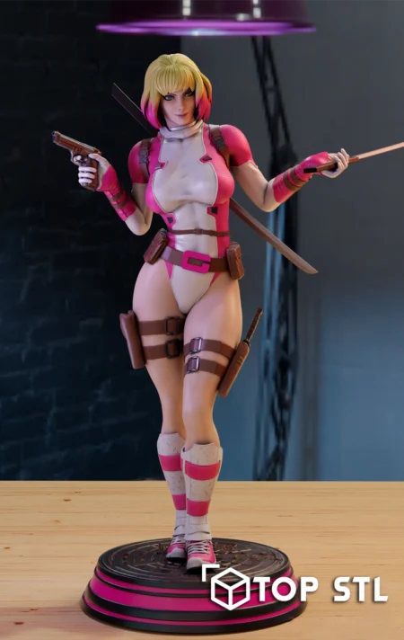 Gwenpool 3D Print – Gwenpool 3D printed figure
