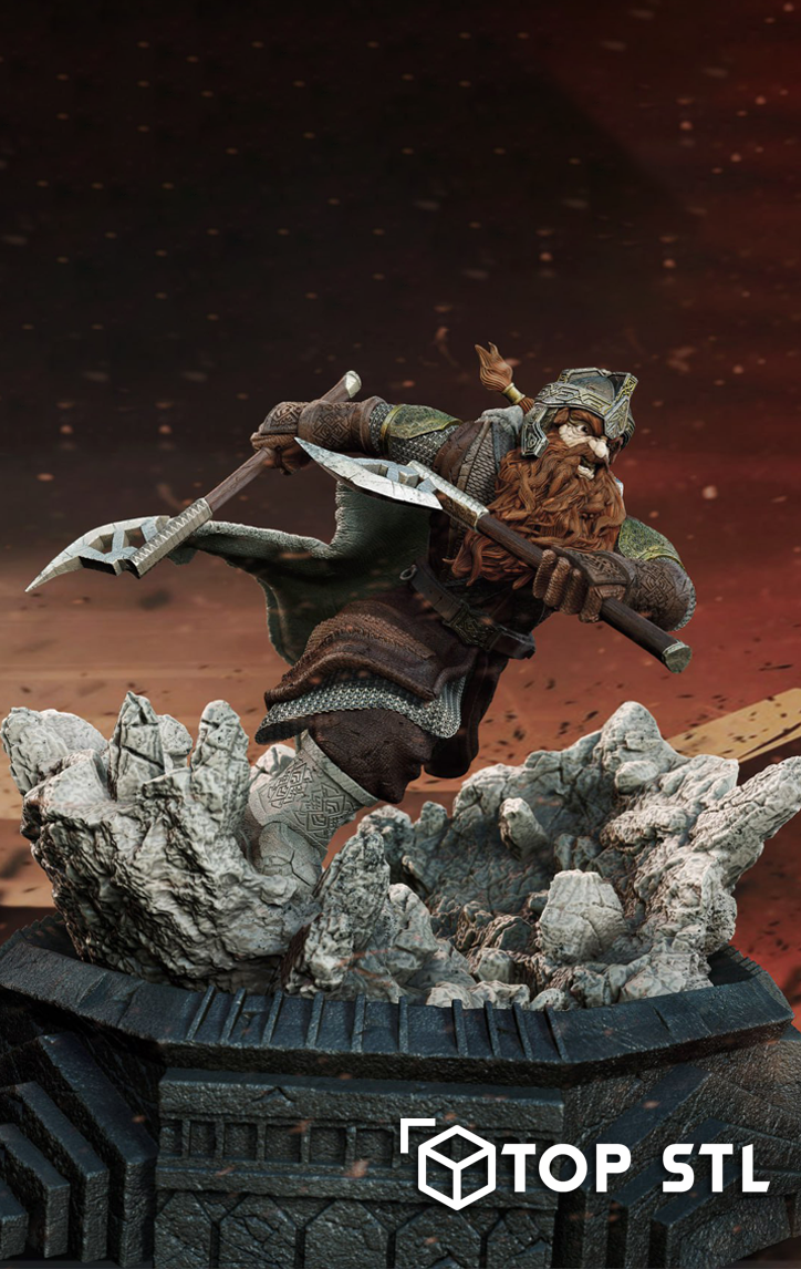 LOTR Middle Earth Legends Pack 3D Print – LOTR Middle Earth Legends Pack STL pack view 7