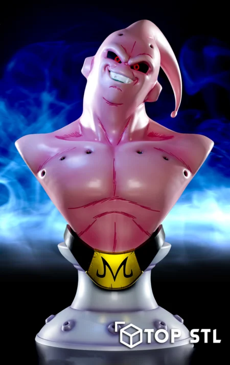 Majin Buu Bust 3D Print – Majin Buu Bust 3D printed bust