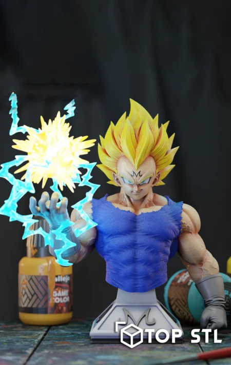Majin Vegeta 3D Print – Majin Vegeta 3D printed figure