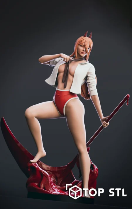 Power Red Pansu STL – Power Red Pansu 3D printed figure