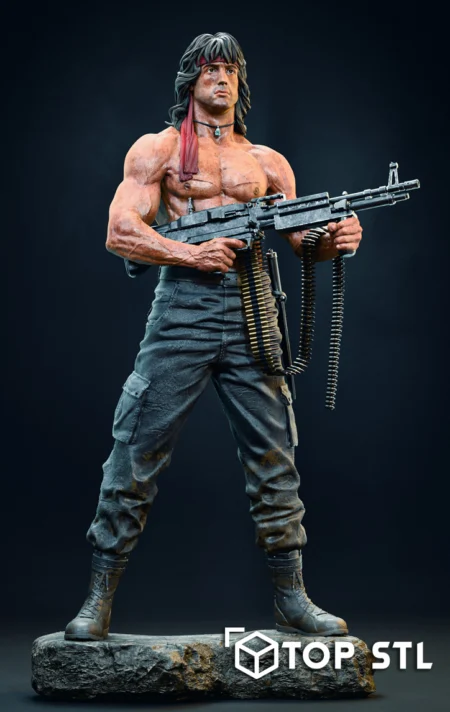 Rambo Cobra and Hawk 3D Print – Rambo Cobra and Hawk 3D printed figure