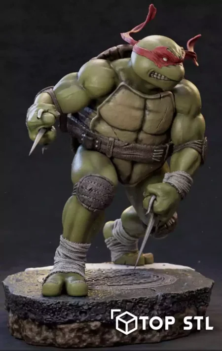 Raphael TMNT 3D Print – Raphael TMNT 3D printed figure