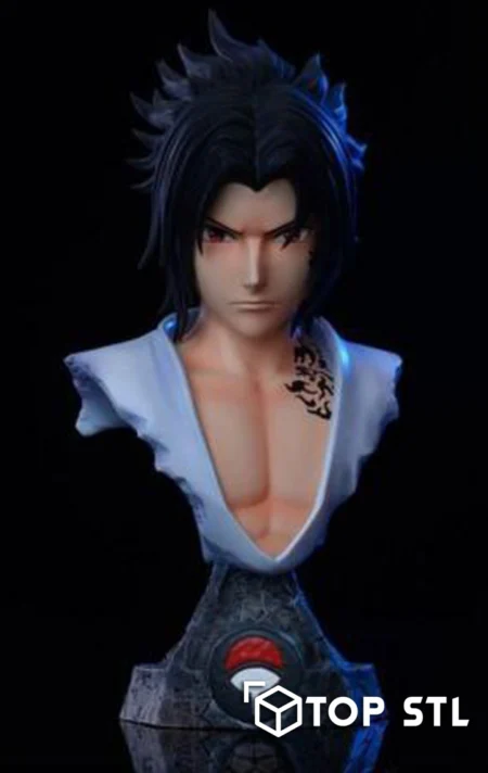 Sasuke Uchiha Bust 3D Print – Sasuke Uchiha Bust 3D printed bust