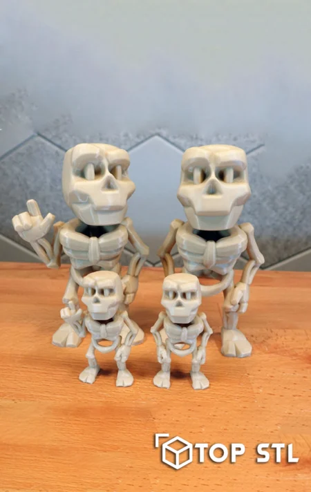 Skeleton Mini STL – Skeleton Mini 3D printed decor model