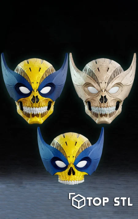 Skullified Wolverine STL – Skullified Wolverine 3D printed figure