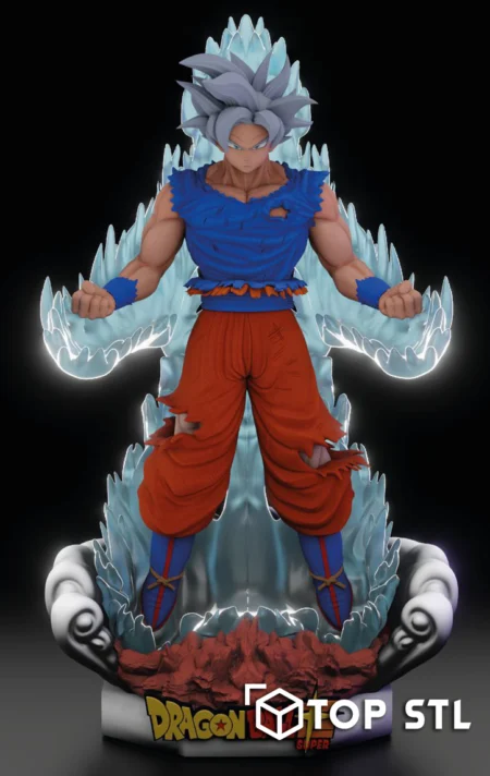 Son Goku Ultra Instinct 3D Print – Son Goku Ultra Instinct 3D printed figure