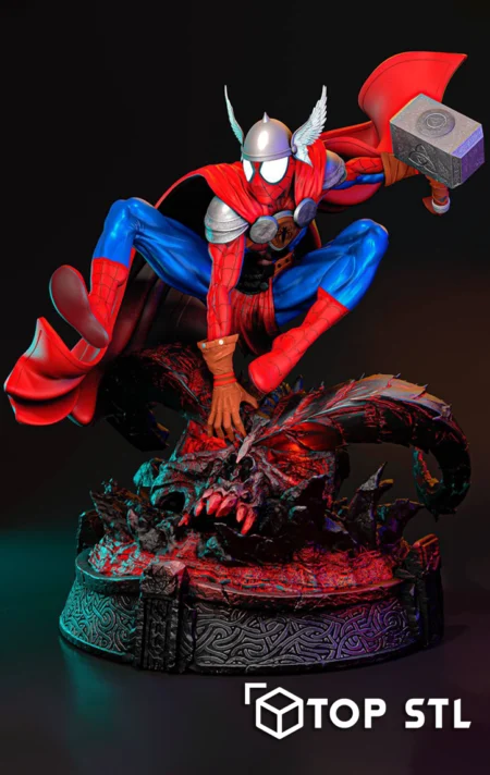 Spiderthor 3D Print – Spiderthor 3D printed figure
